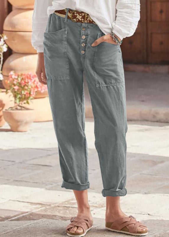 Women's High Waisted Straight Leg Trousers