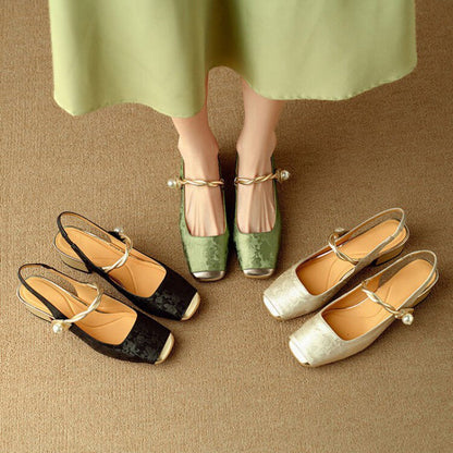 Luxury High Heel Leather Shoes