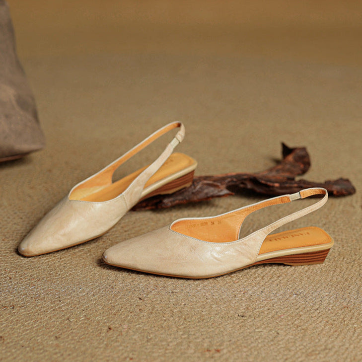 Authentic Leather High Heel Sandals
