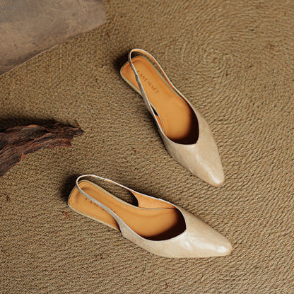 Authentic Leather High Heel Sandals