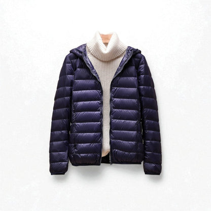 Wendy Women's Hooded Puffer Jacket - VibreMode
