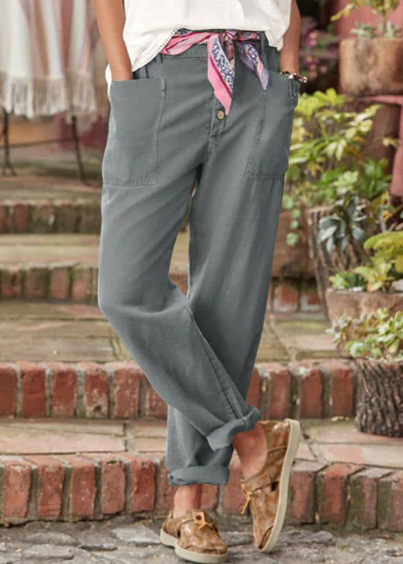 Elegant Women's Relaxed Fit Trousers