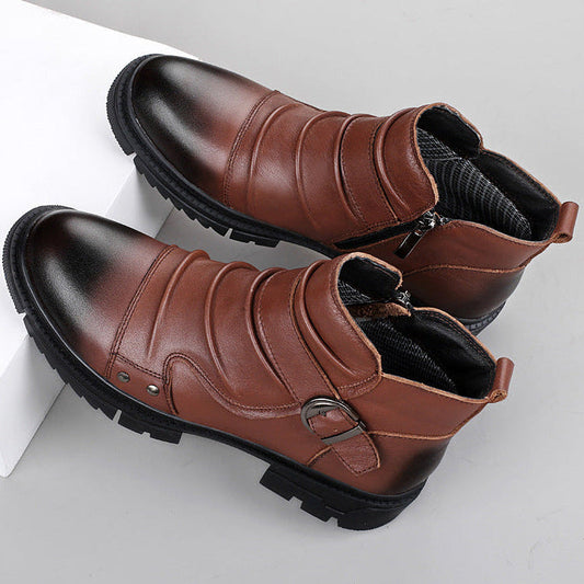 Cedrus Men's Leather Boots - VibreMode