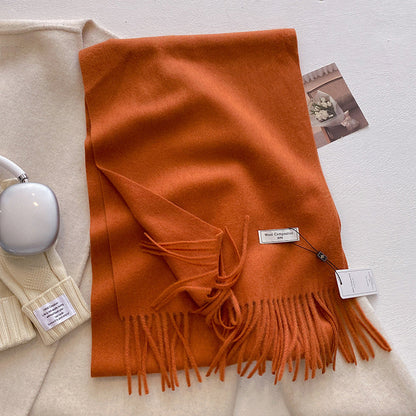 Soft Tassel Scarf Shawl