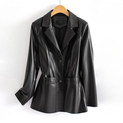 Women's Lambskin Leather Jacket - VibreMode