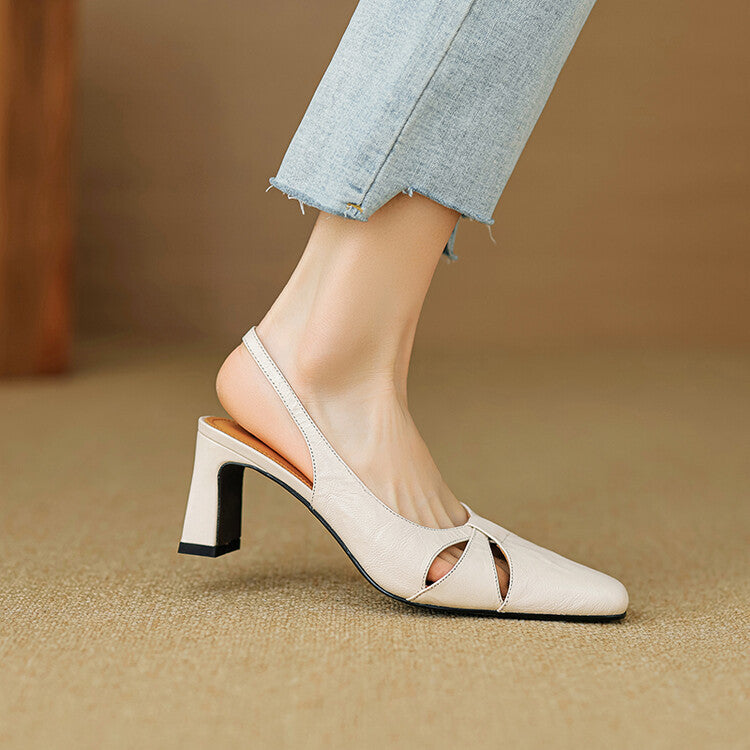 Authentic Leather Mule Shoes