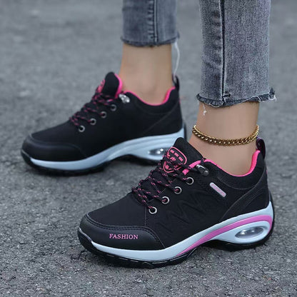 Trail Running Support Shoe - Black Pink
