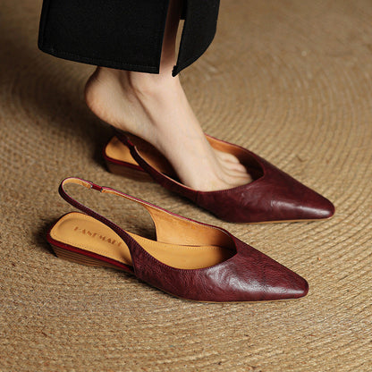Authentic Leather High Heel Sandals - VibreMode