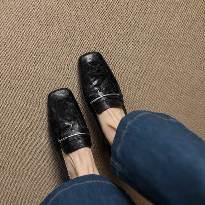 Authentic Leather High Heel Shoe