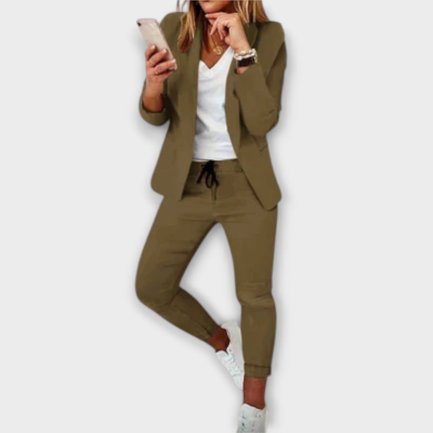 Stylish Women's Blazer Suit Set