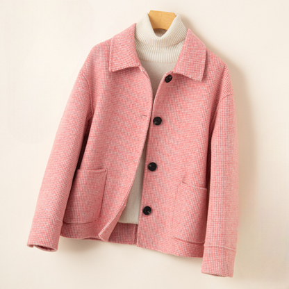 Regina Wool Houndstooth Jacket - Jack Hafford