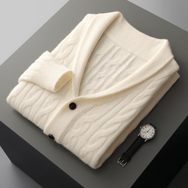 Warm Pure Wool Crew Sweater