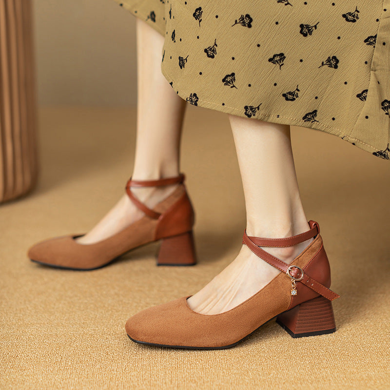 Luxury Suede High Heels - VibreMode