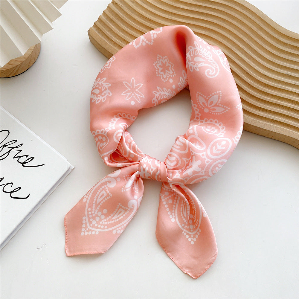 Women's Satin Printed Scarf
