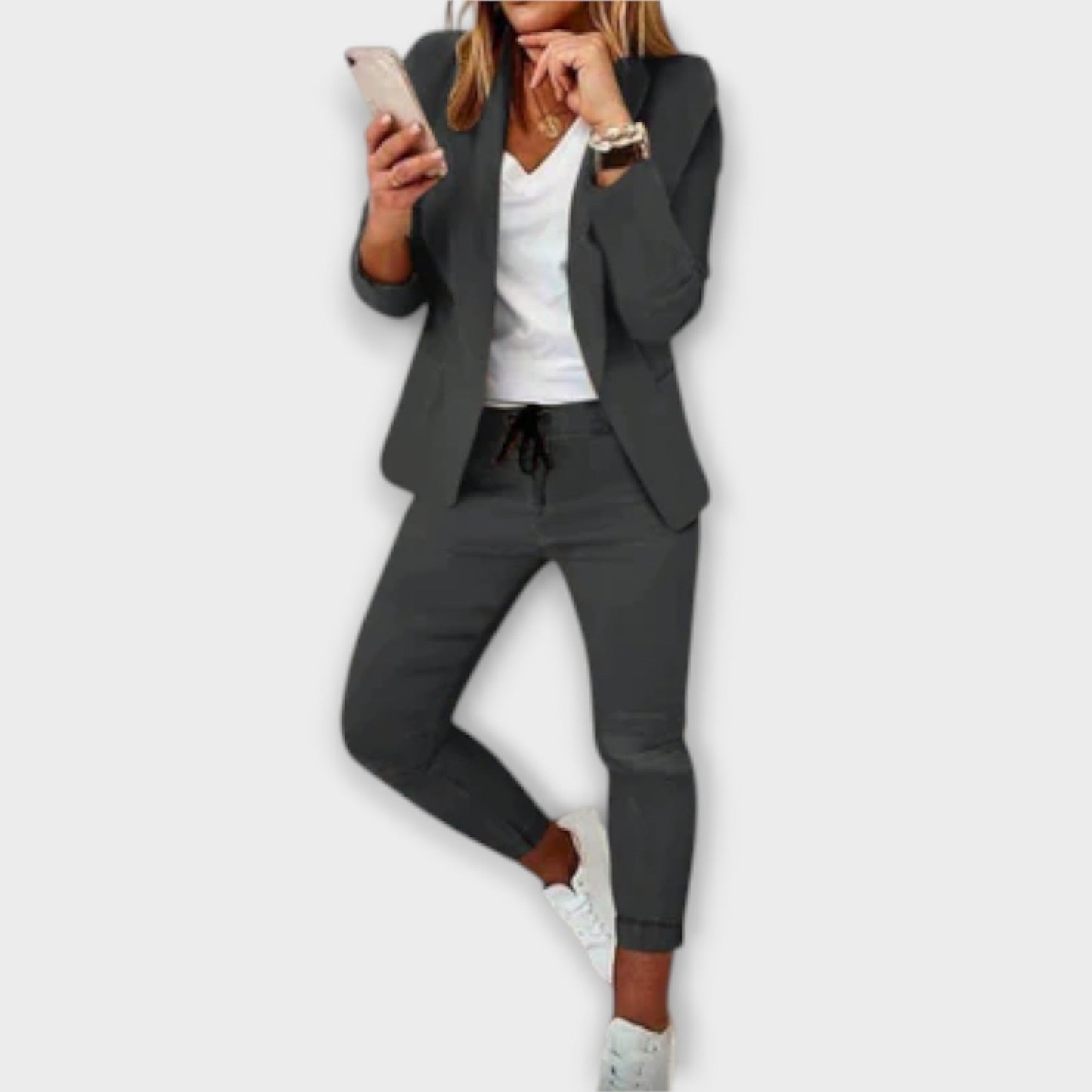 Stylish Women's Blazer Suit Set