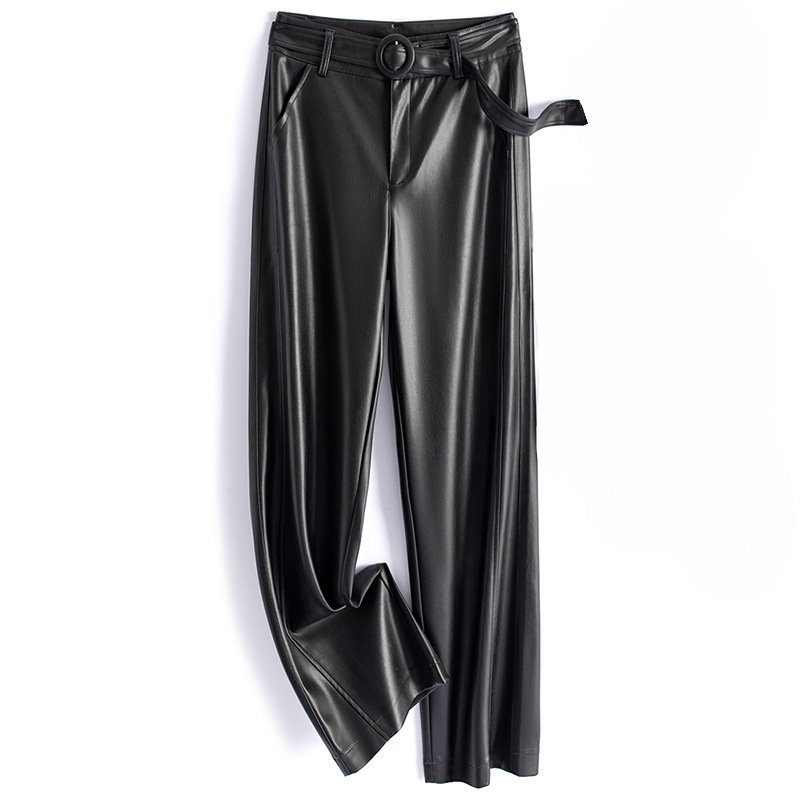 Vivian Women's Sheepskin Leather Pants - VibreMode