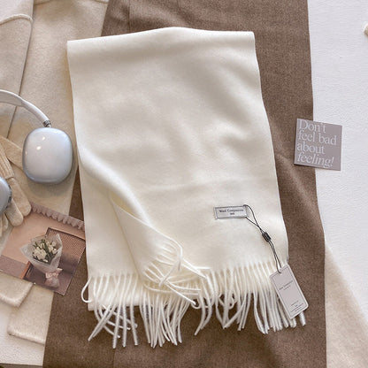 Soft Tassel Scarf Shawl
