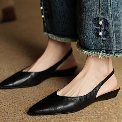 Authentic Leather High Heel Sandals