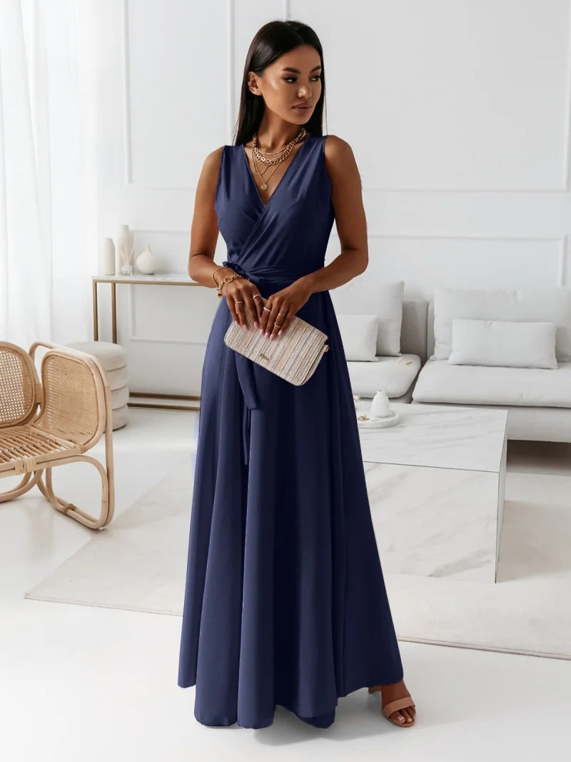 Elegant Ladies Long Wedding Guest Dress