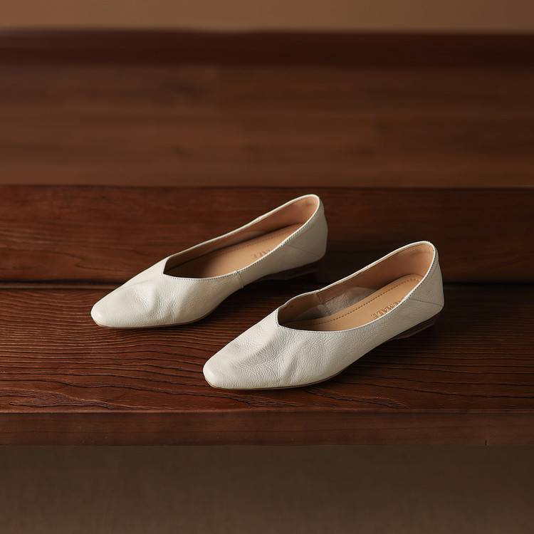 Real Leather Ballet Shoes
