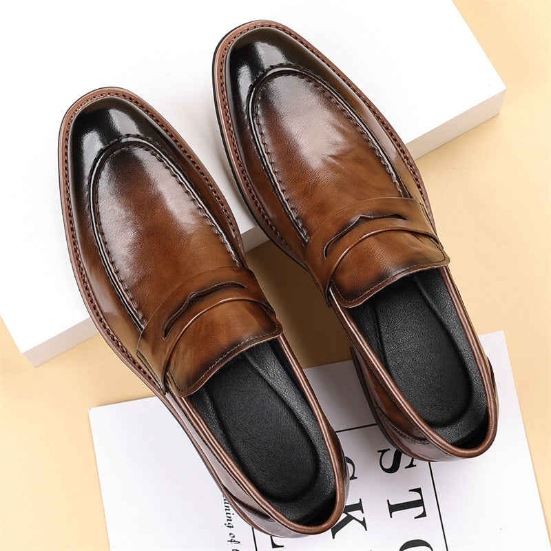 Authentic Luxe Leather Slip On Shoes