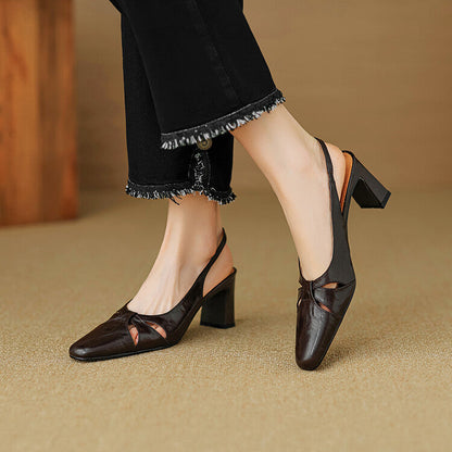 Authentic Leather Mule Shoes