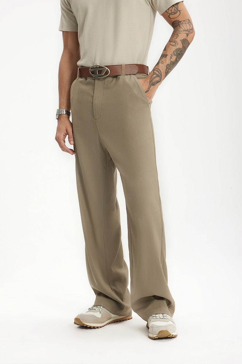 Men's Wide Leg Dress Pants