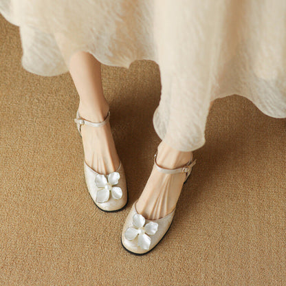 Elegant Backless High Heel Shoes