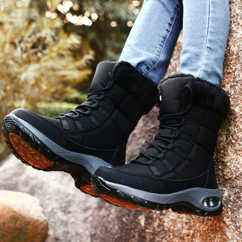Warm Waterproof Insulated Snow Boots - Pink