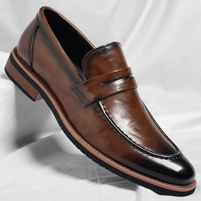 Authentic Luxe Leather Slip On Shoes