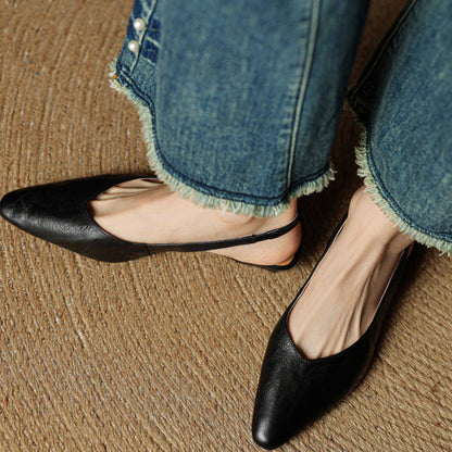 Authentic Leather High Heel Sandals