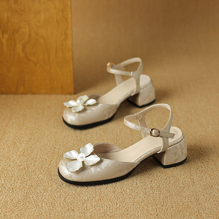 Elegant Backless High Heel Shoes
