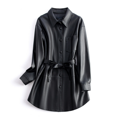 Amanda Sheepskin Leather Jacket - Jack Hafford