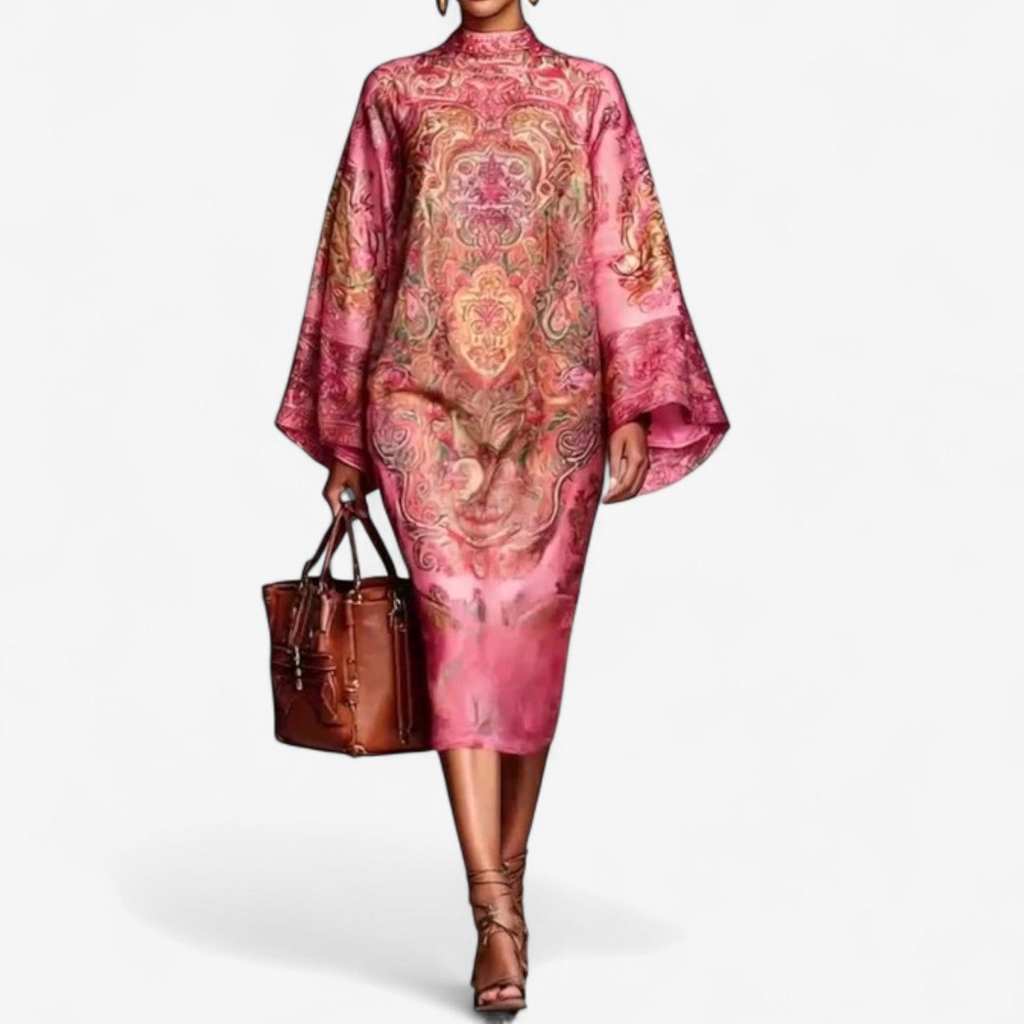 Colorful Floral Maxi Dress - VibreMode