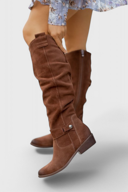 Classic Vintage Knee High Boots - VibreMode