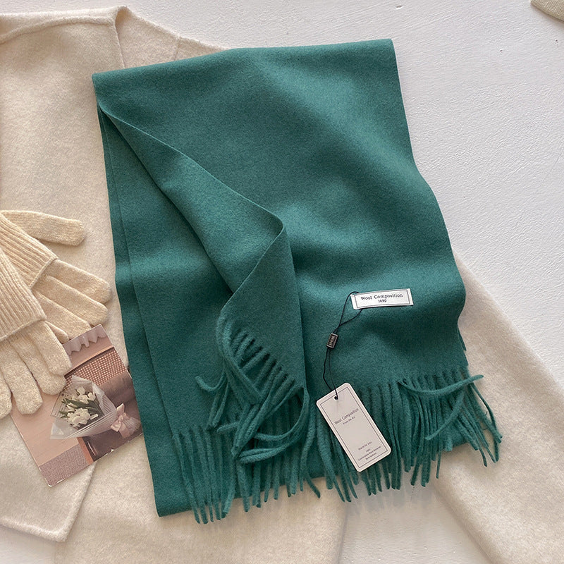 Soft Tassel Scarf Shawl