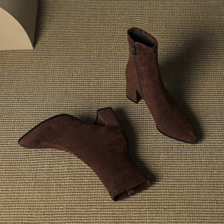 Luxurious Soft Suede Ankle Boots