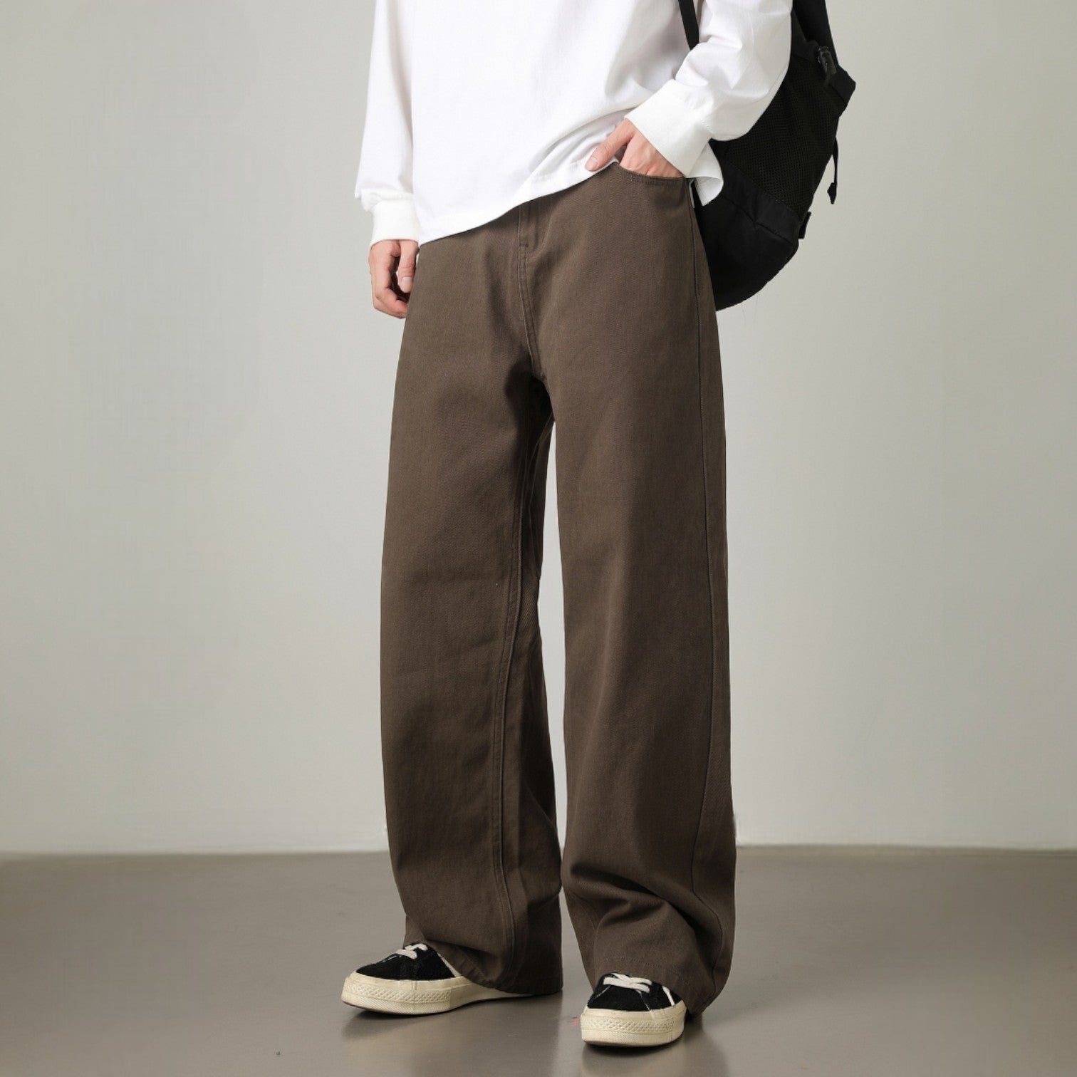 Aalto Men Straight Leg Cotton Pants - VibreMode