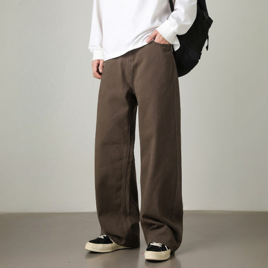 Aalto Men Straight Leg Cotton Pants - VibreMode