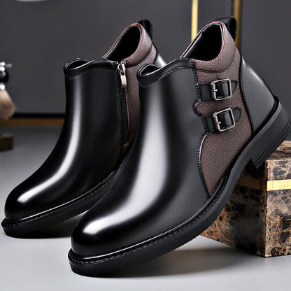 Mason Women's Leather Ankle Boots - VibreMode