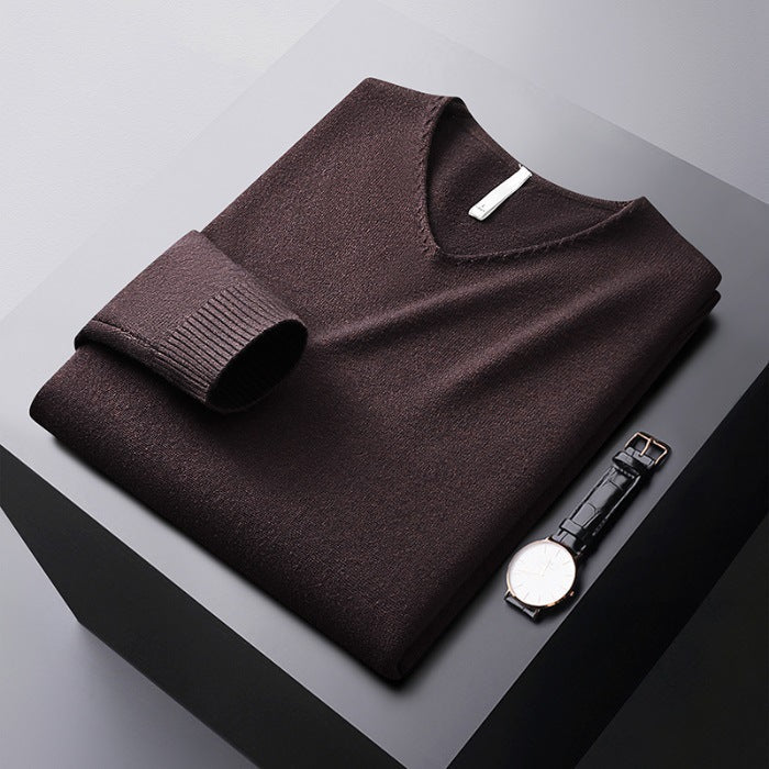 Classic Crew Neck Pullover Sweater - VibreMode