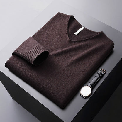 Classic Crew Neck Pullover Sweater - VibreMode
