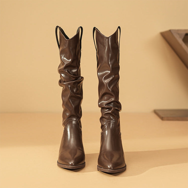 Comfortable Ankle High Leather Boots