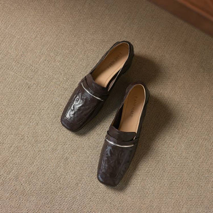 Authentic Leather High Heel Shoe