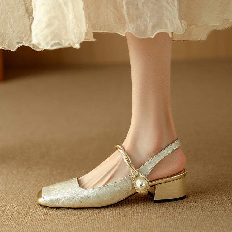Luxury High Heel Leather Shoes