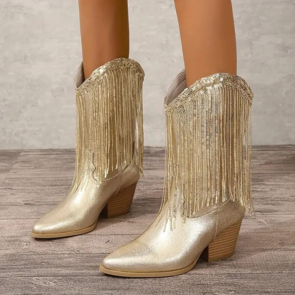 Girls Tassel Ankle Boots - VibreMode