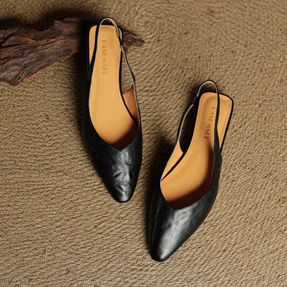 Authentic Leather High Heel Sandals