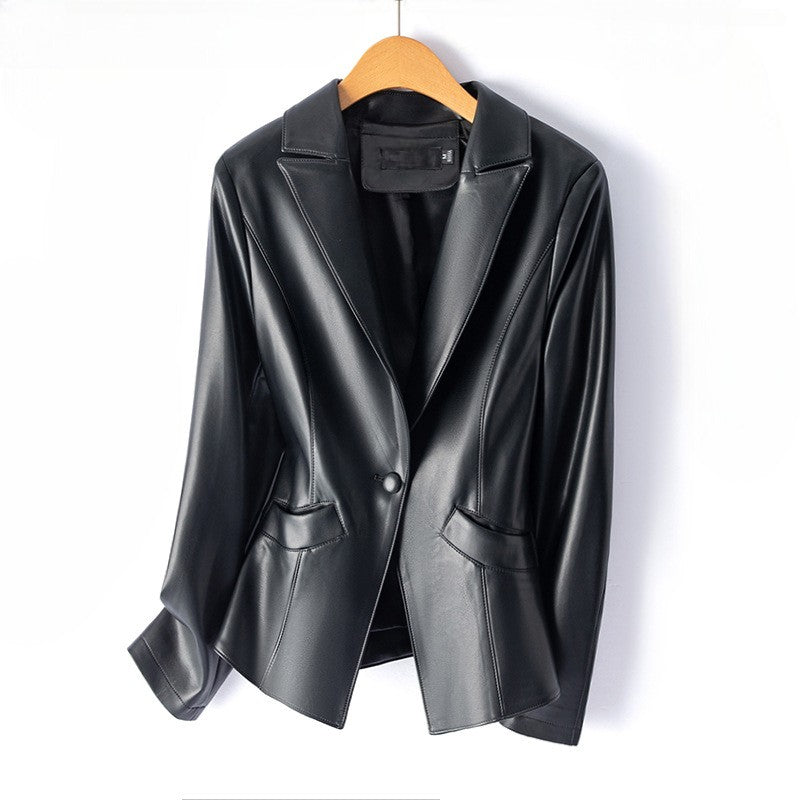 Vittoria Leather Blazer - Jack Hafford