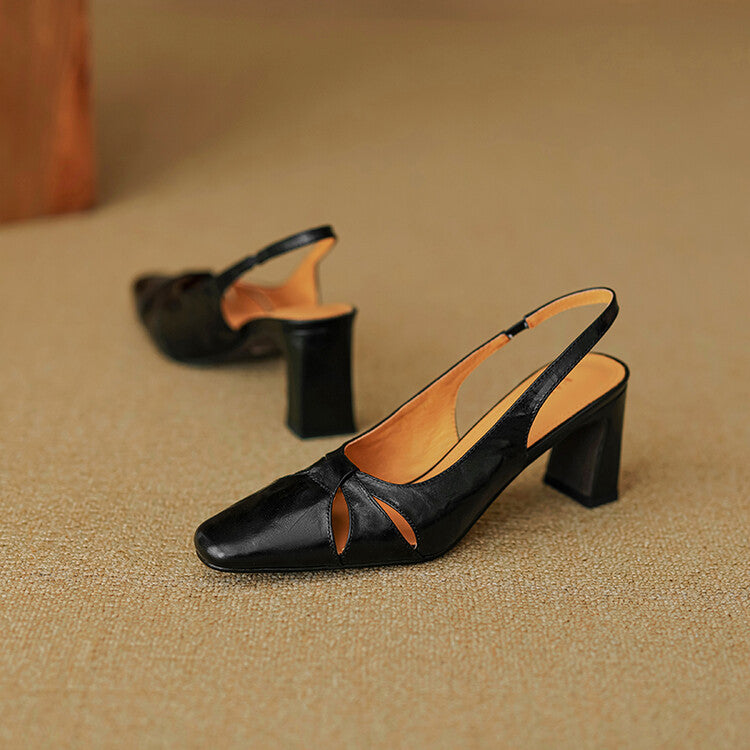 Authentic Leather Mule Shoes