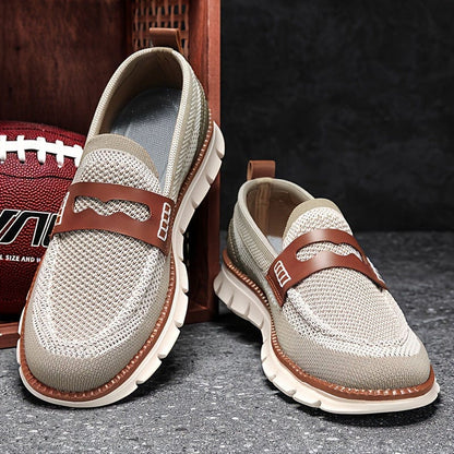 Men's Mesh Sneakers Breathable Lightweight Grey